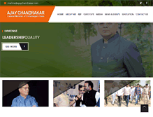 Tablet Screenshot of ajaychandrakar.com